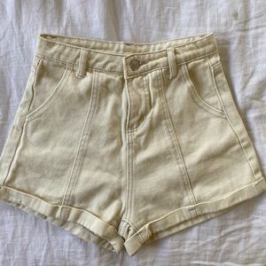 White demon shorts